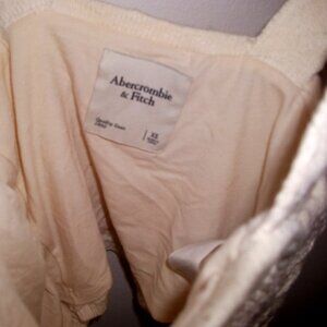 Abercrombie and Fitch White Crop